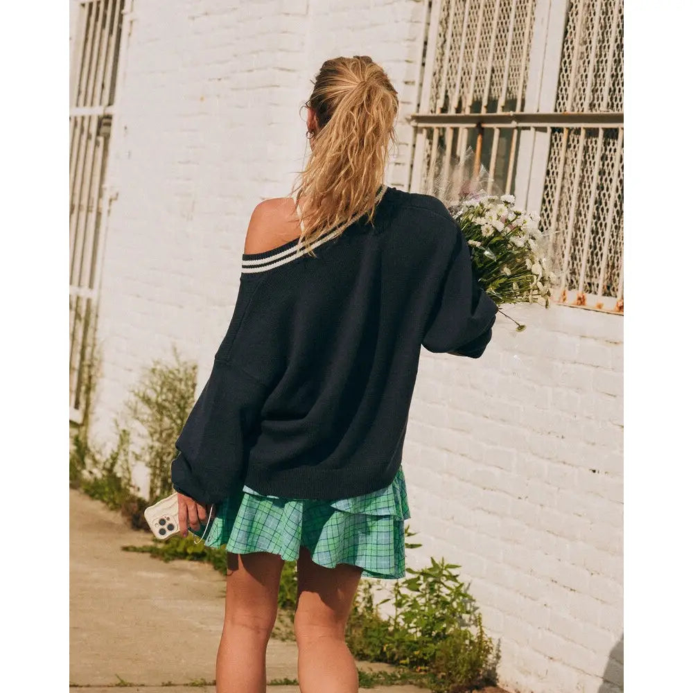 Roxy Surf School V Neck Sweater