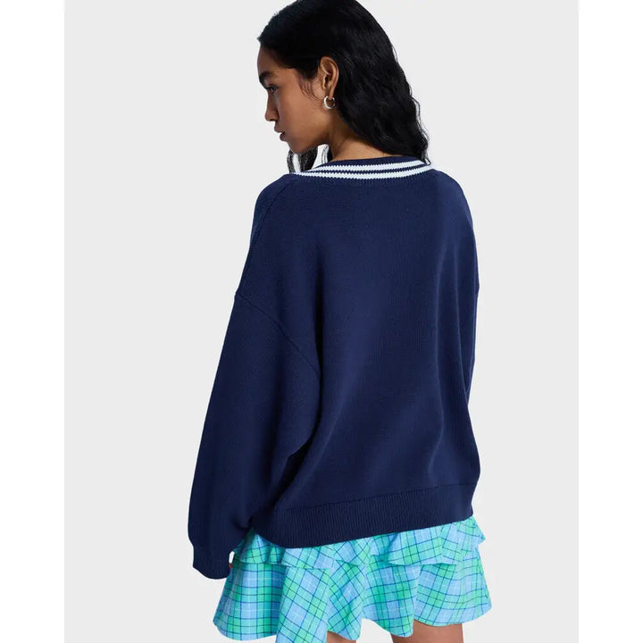 Roxy Surf School V Neck Sweater