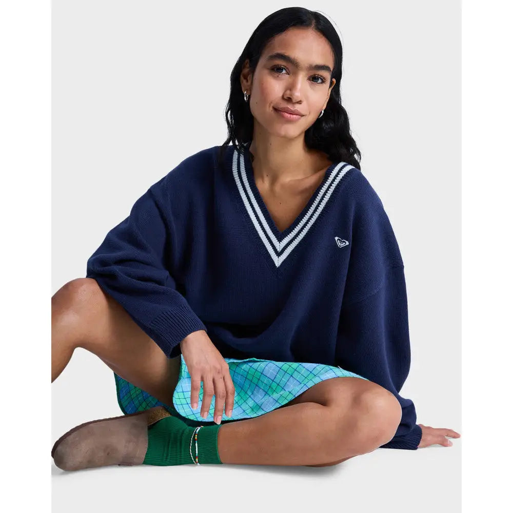 Roxy Surf School V Neck Sweater