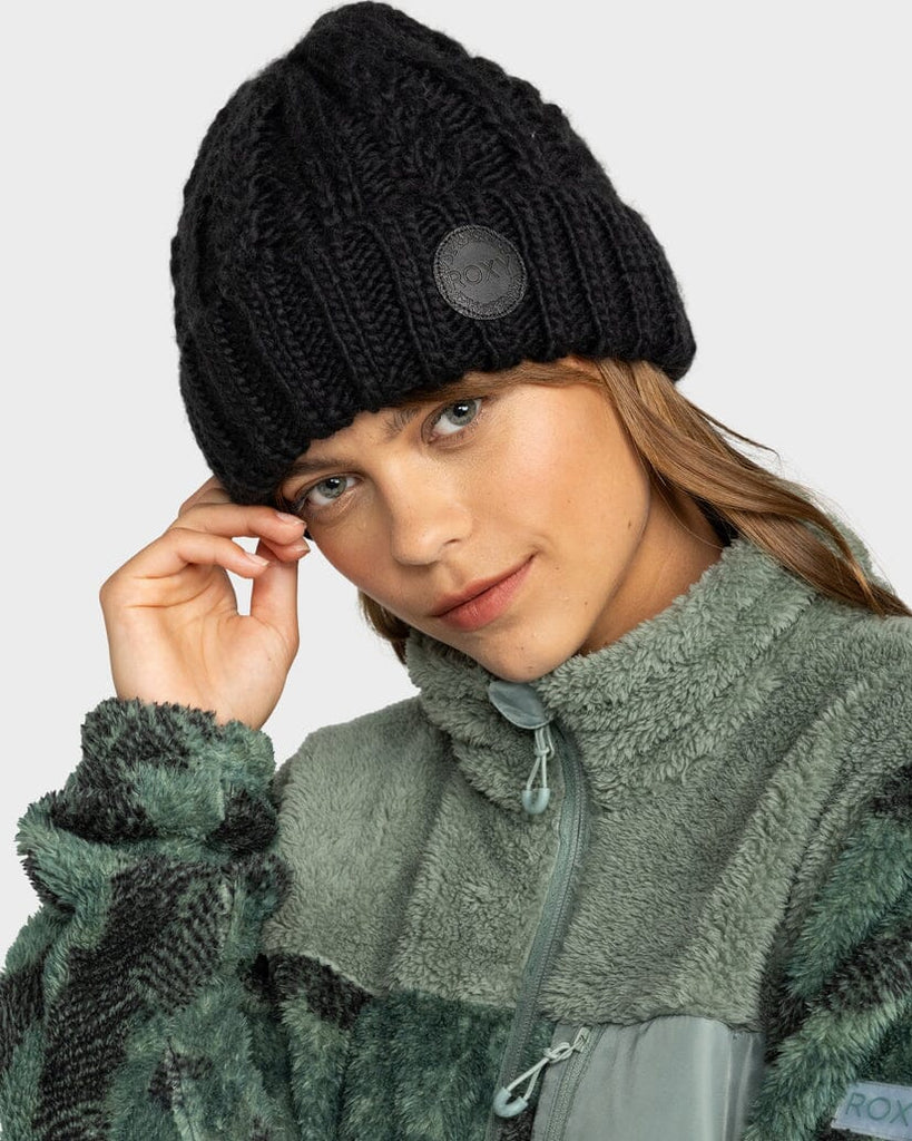 Roxy Tram Beanie True Black 