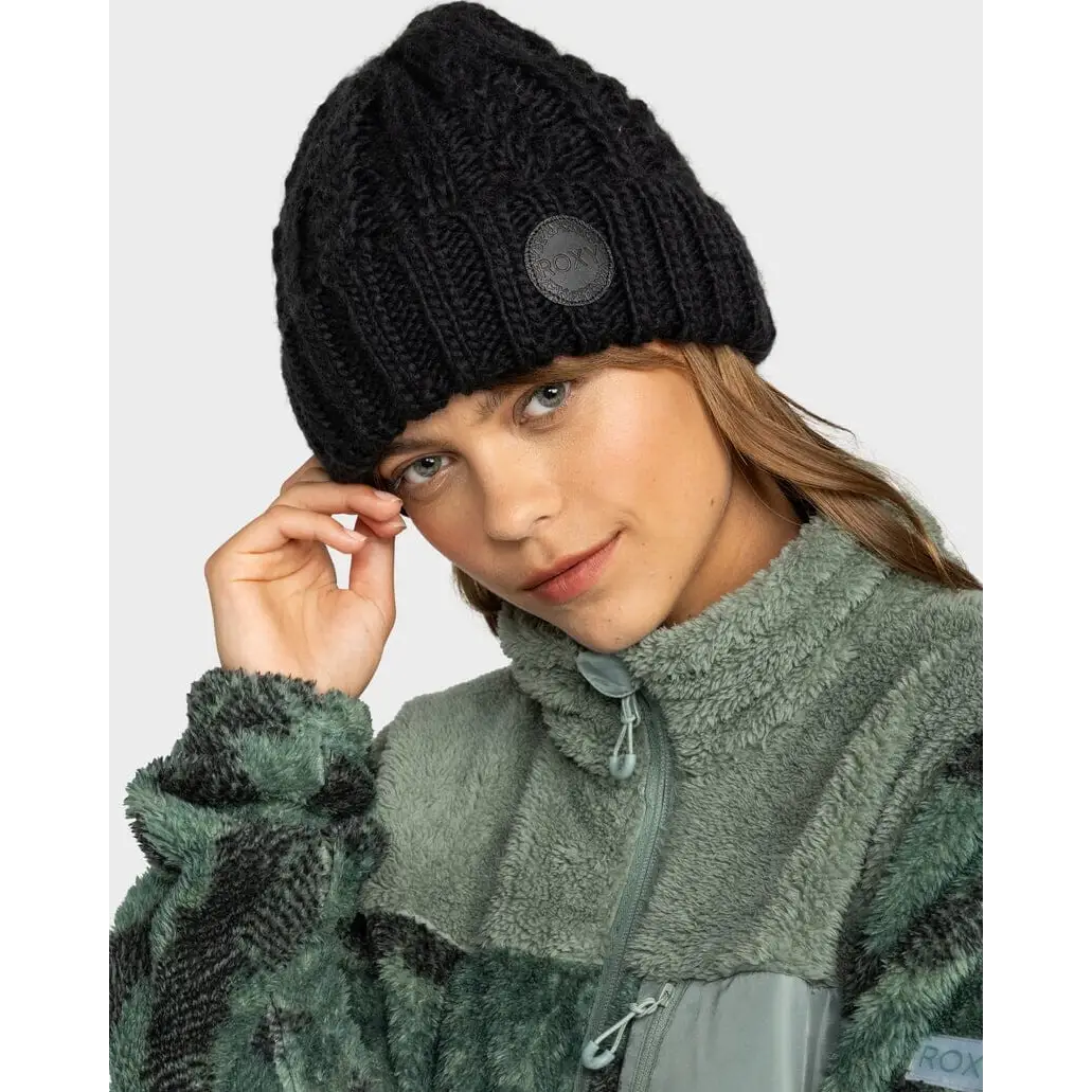 Roxy Tram Beanie True Black 