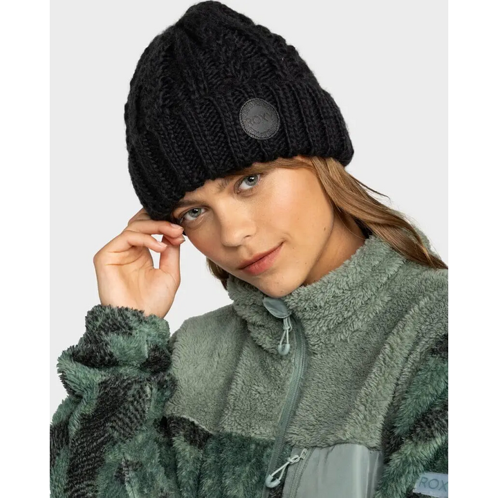 Roxy Tram Beanie True Black 