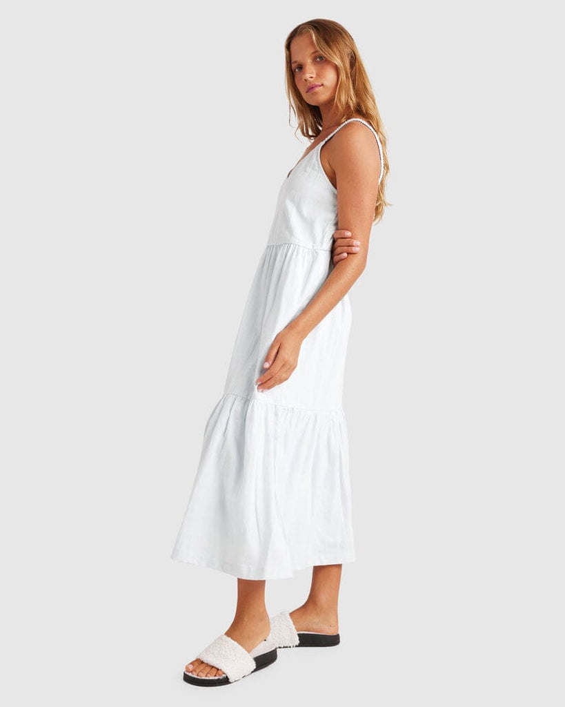 Roxy Waiting Line Midi Dress Cooling Spray S 