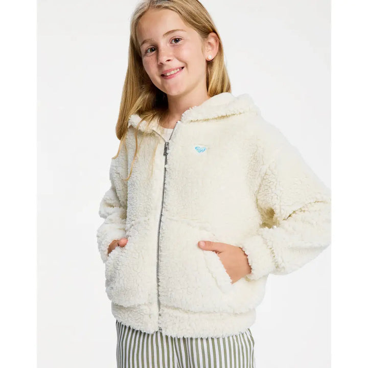 Roxy Youth Back To Full Zipped Polar Fleece