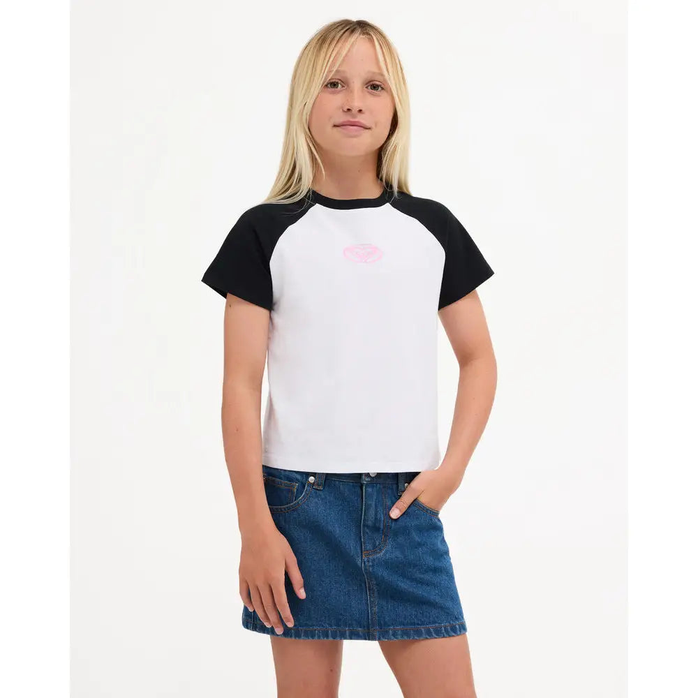 Roxy Youth Backslider Mini Denim Skirt