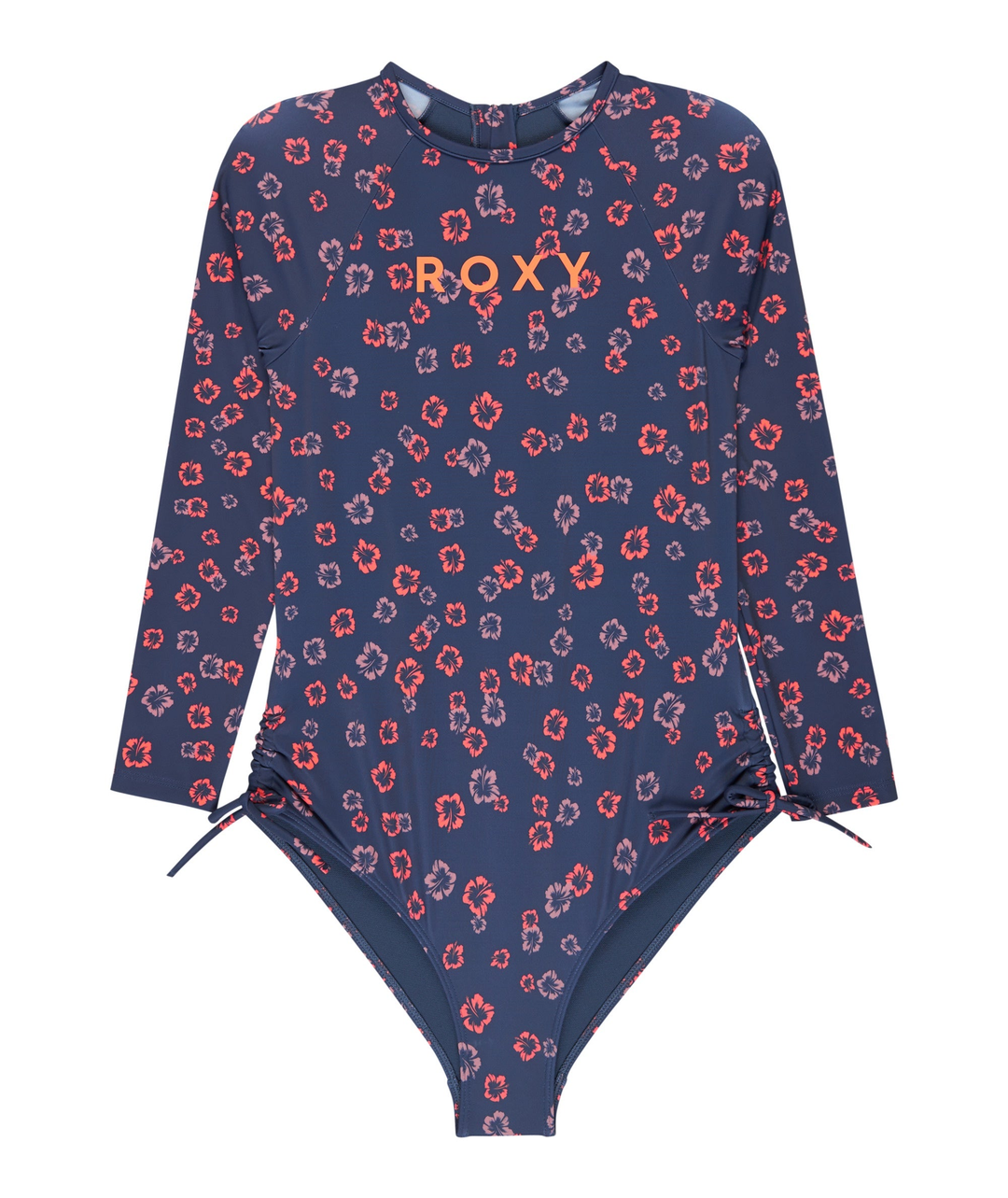 Roxy Youth Cute Ditsy Long Sleeve One Piece Swimsuit 