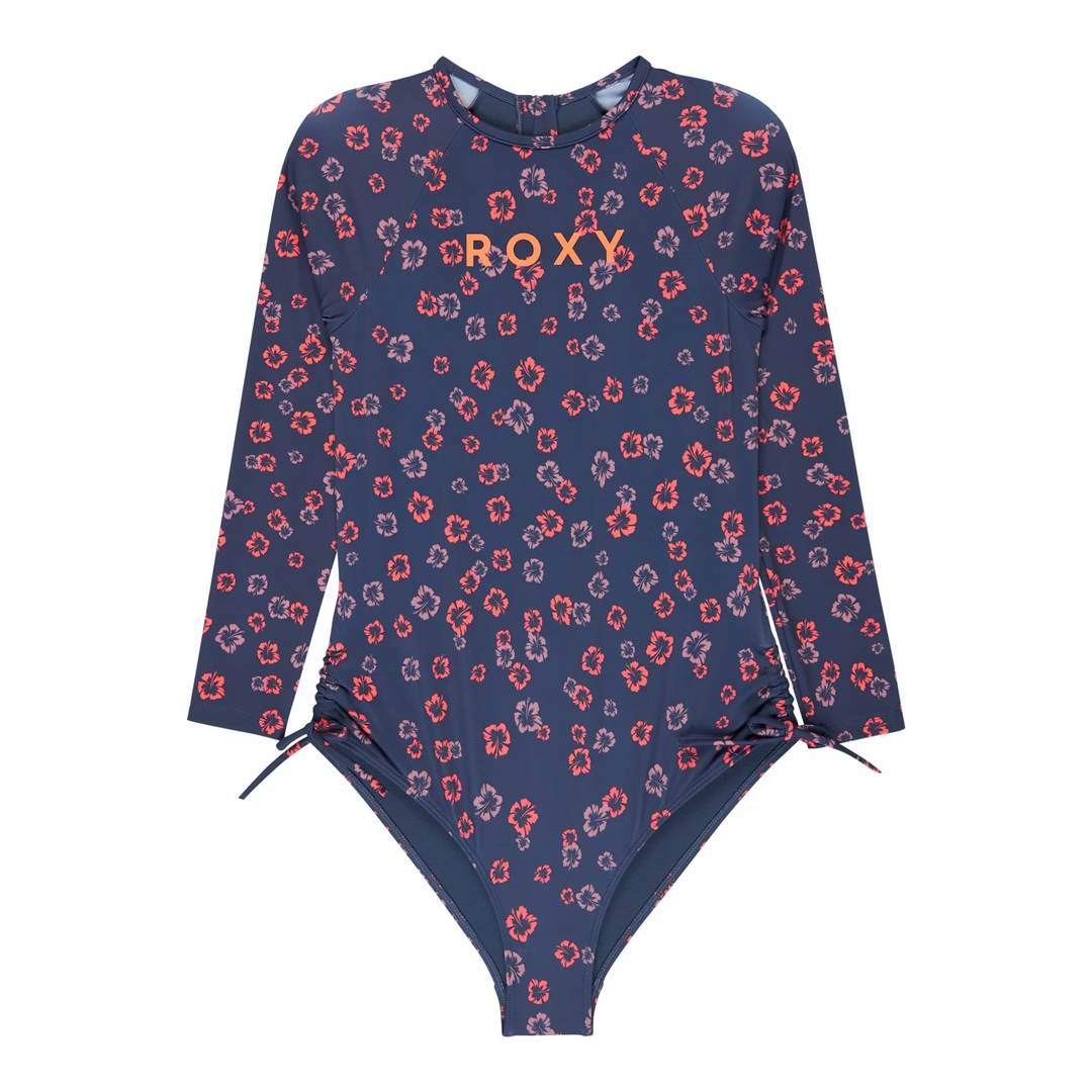 Roxy Youth Cute Ditsy Long Sleeve One Piece Swimsuit 