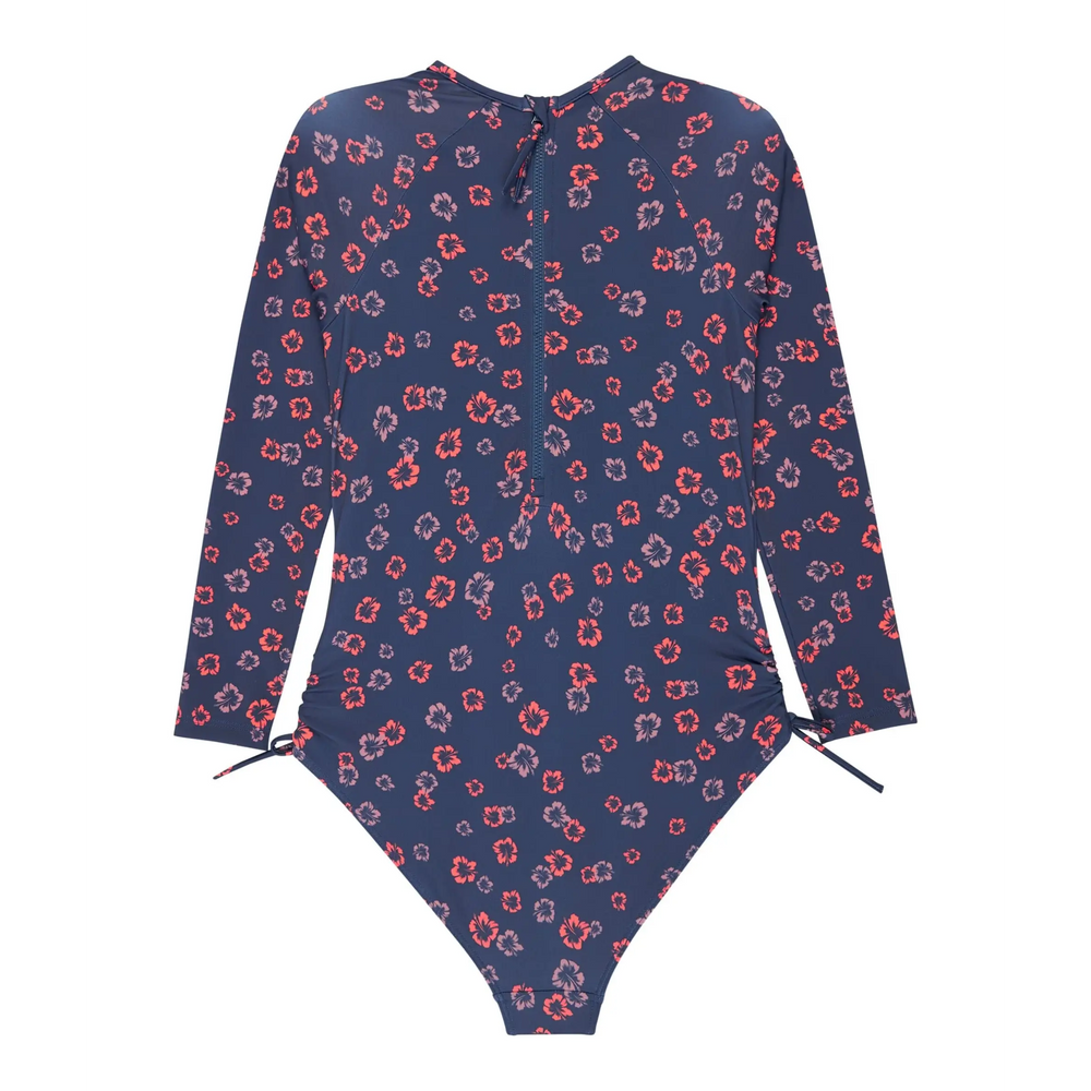 Roxy Youth Cute Ditsy Long Sleeve One Piece Swimsuit 