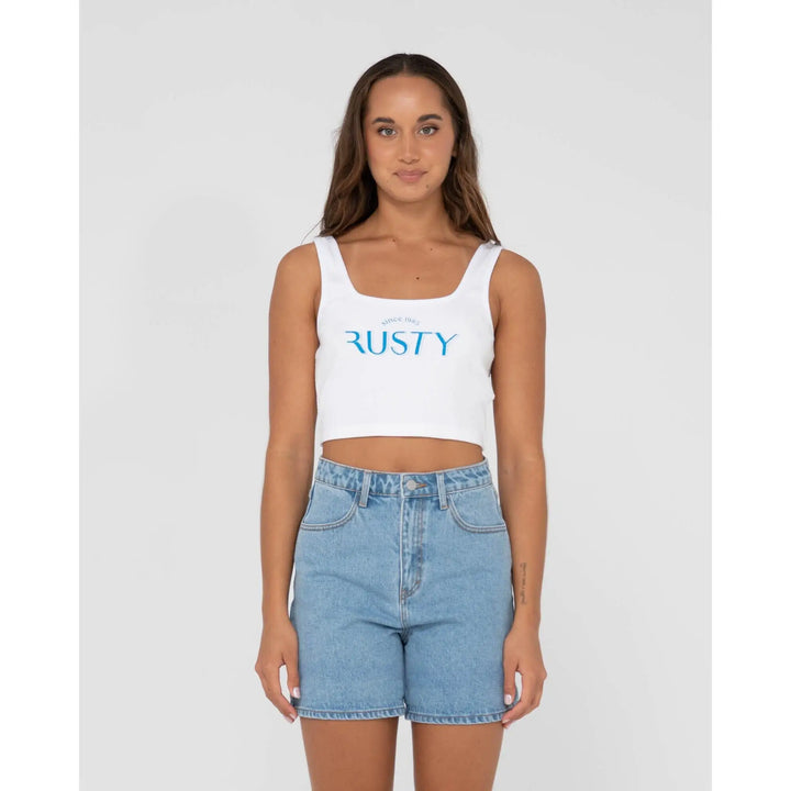 Rusty 1985 Baby Graphic Tank Top 