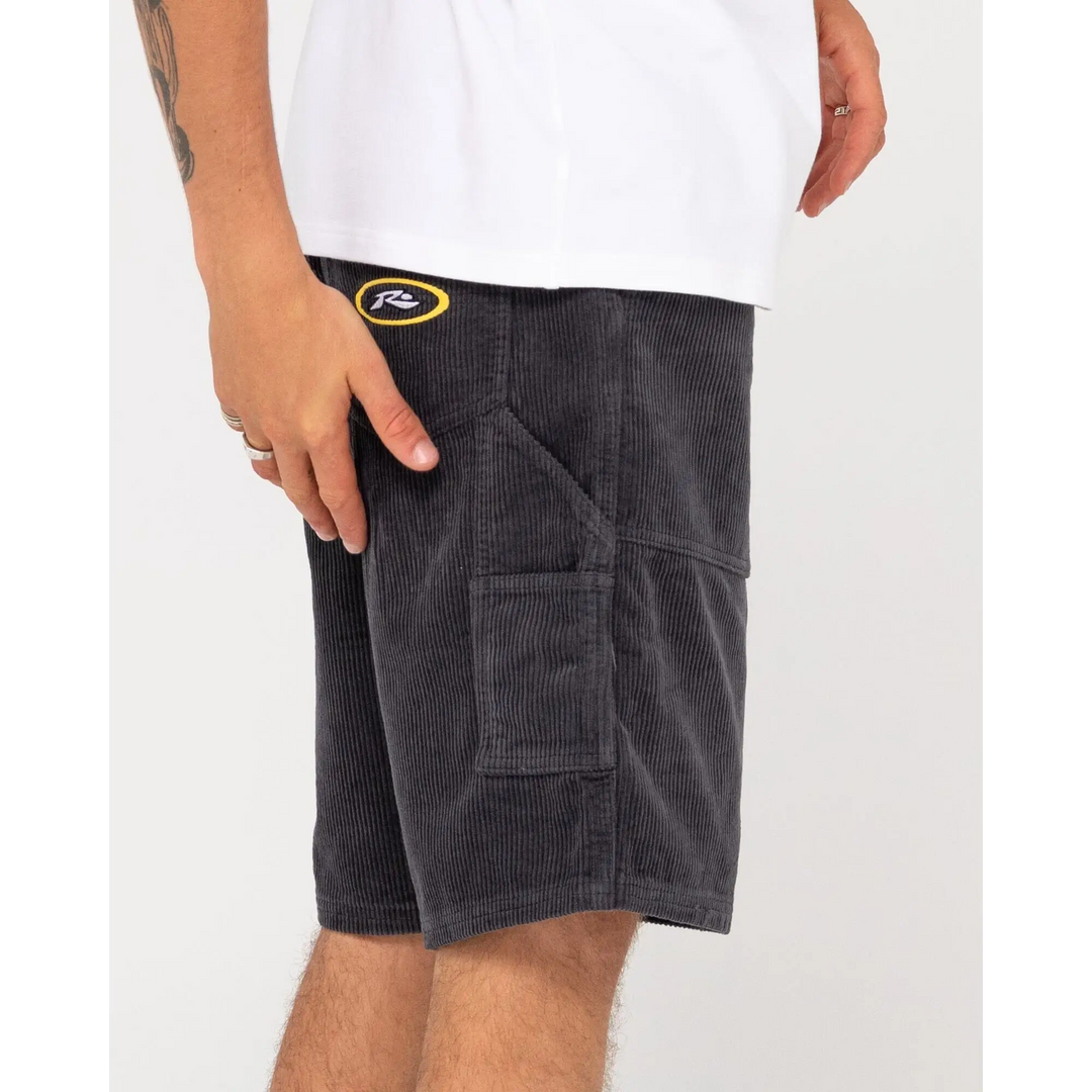 Rusty 8 Wale Workwear Elastic Shorts 
