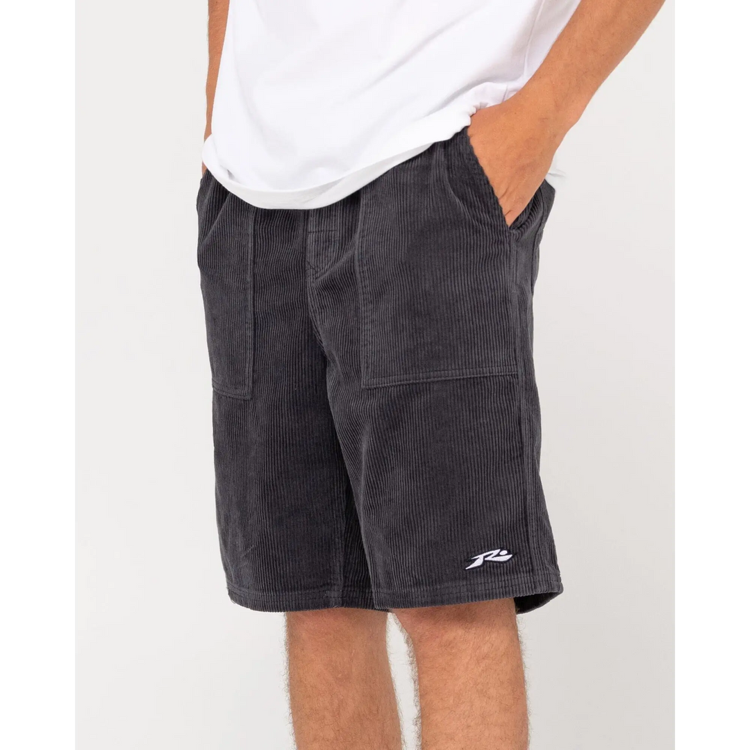 Rusty 8 Wale Workwear Elastic Shorts 