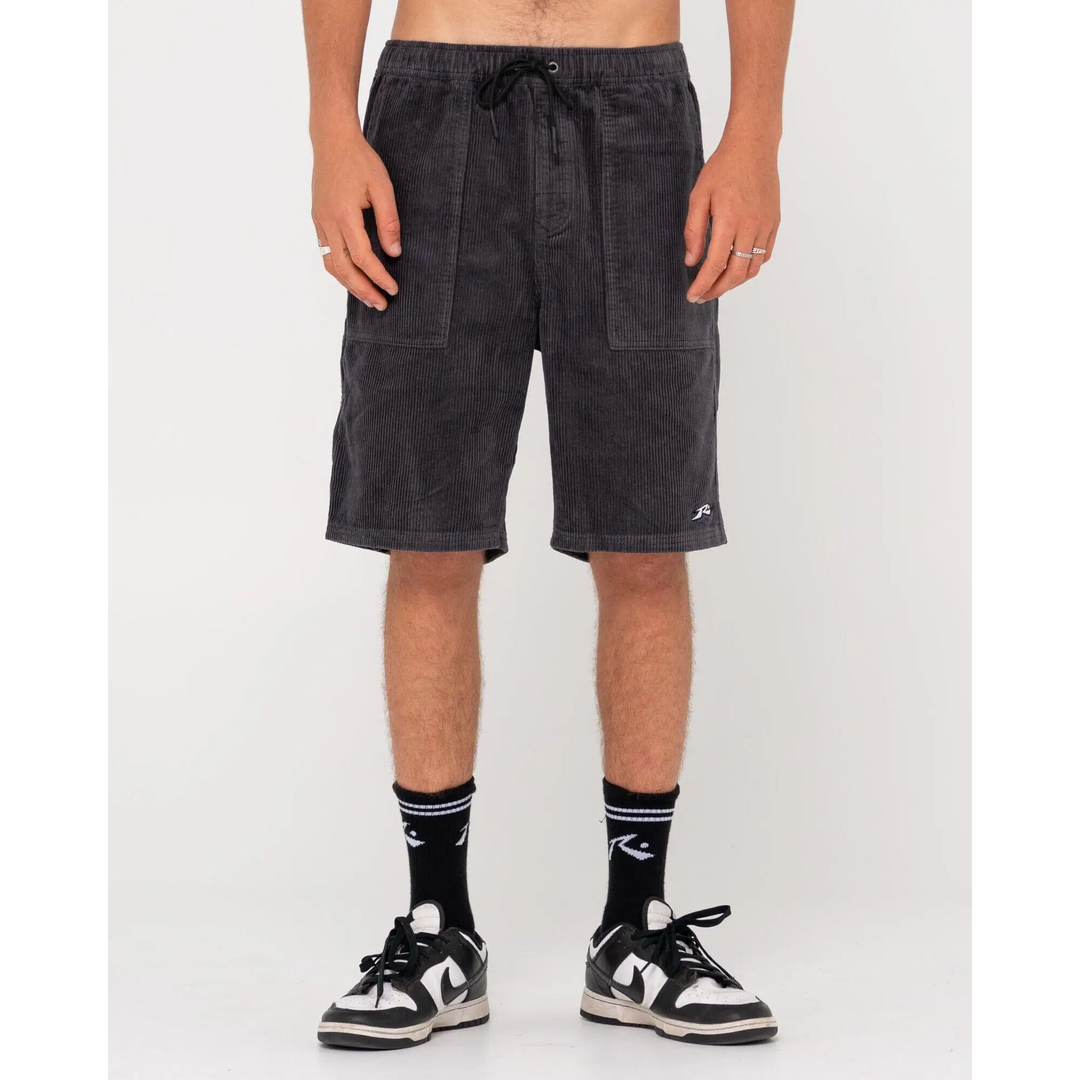 Rusty 8 Wale Workwear Elastic Shorts 
