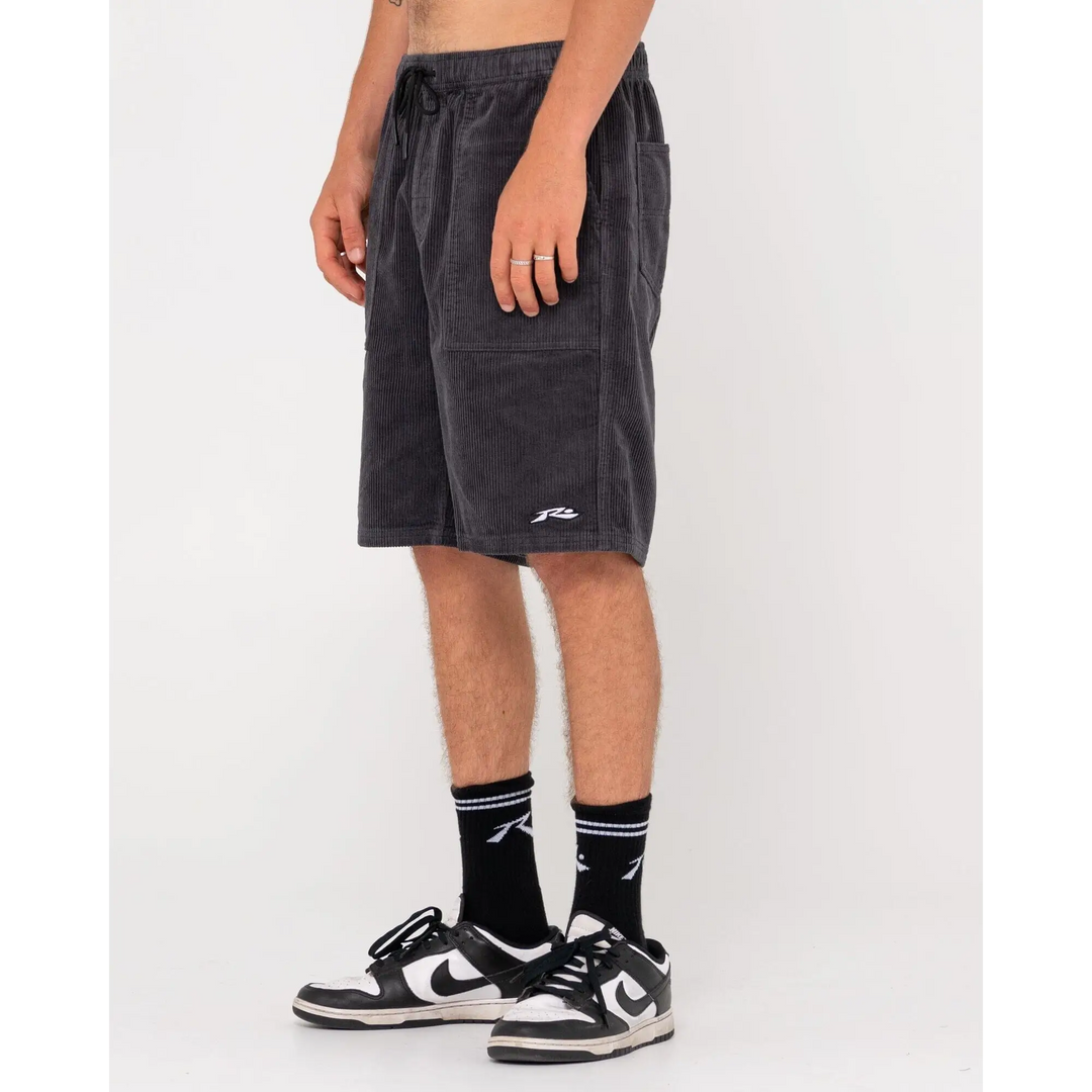 Rusty 8 Wale Workwear Elastic Shorts 