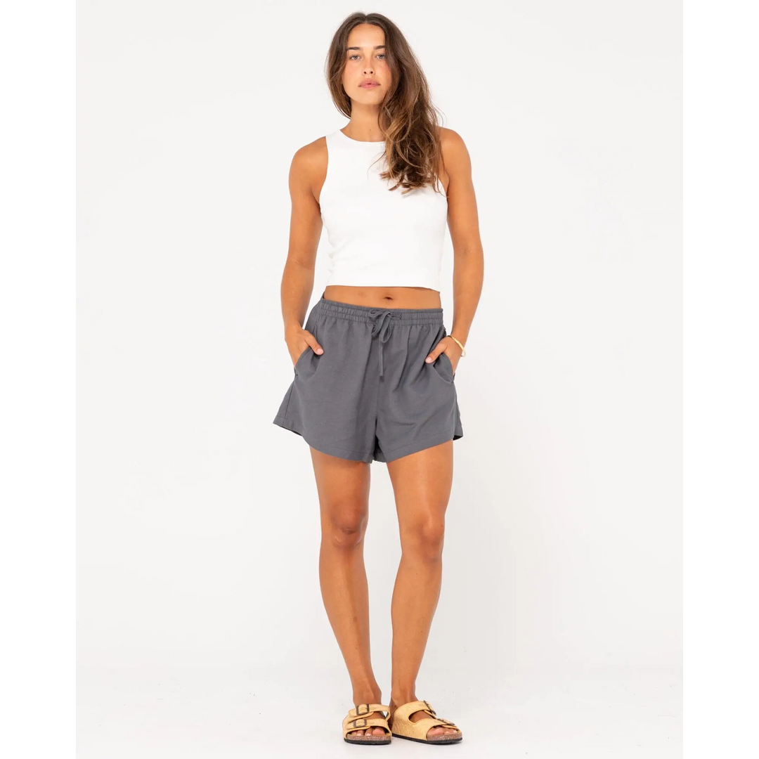 Rusty Alannah Lounge Linen Shorts 