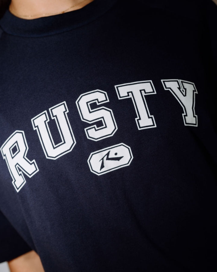 Rusty All Saint Collegiate OG Oversize T-Shirt 