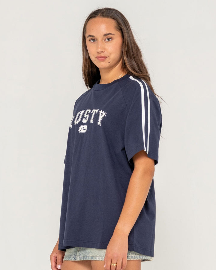 Rusty All Saint Collegiate OG Oversize T-Shirt 