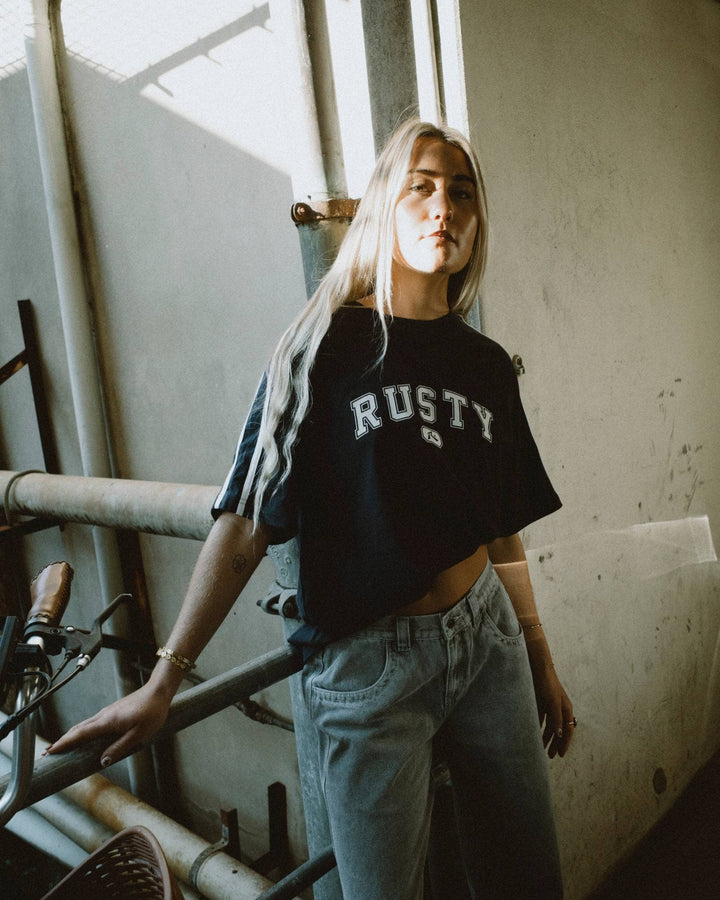 Rusty All Saint Collegiate OG Oversize T-Shirt 