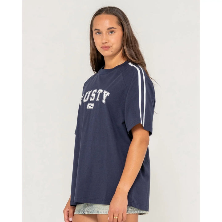 Rusty All Saint Collegiate OG Oversize T-Shirt 