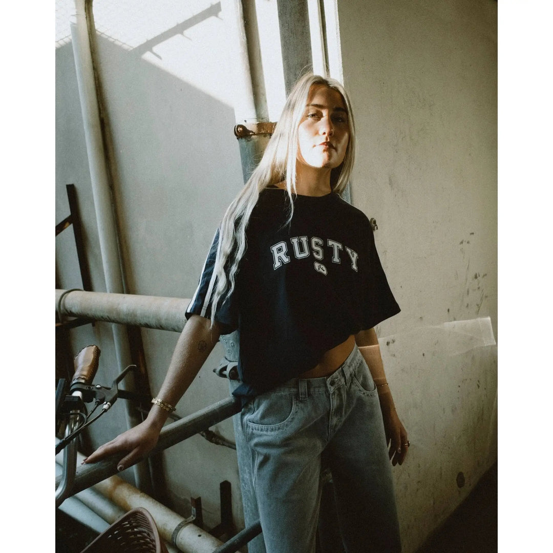 Rusty All Saint Collegiate OG Oversize T-Shirt 