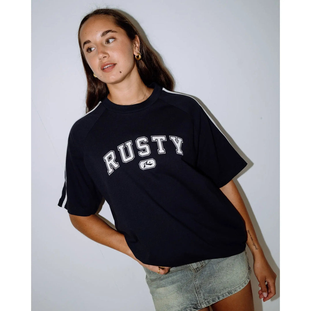 Rusty All Saint Collegiate OG Oversize T-Shirt 