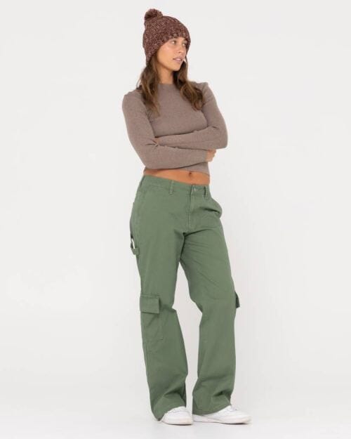 Rusty Amelia Skimmer Long Sleeve Knit Top 