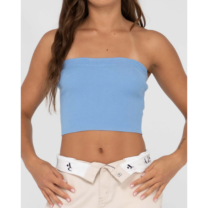 Rusty Amelia Strapless Knit Top 