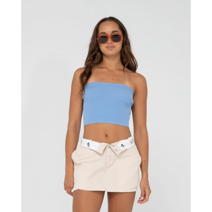 Rusty Amelia Strapless Knit Top 