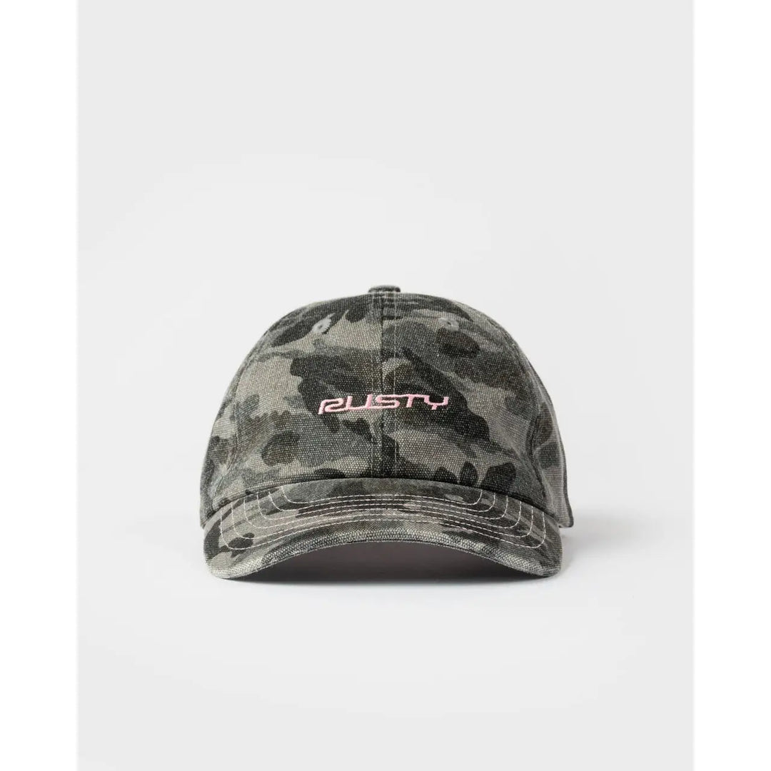 Rusty Ammo Cammo 6 Panel Cap - Grey Camo