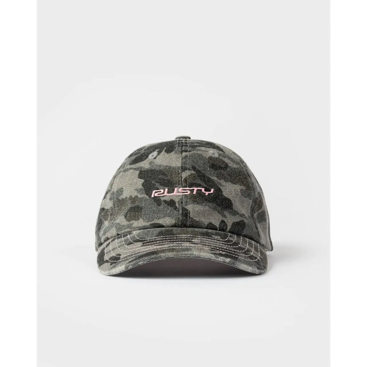 Rusty Ammo Cammo 6 Panel Cap - Grey Camo