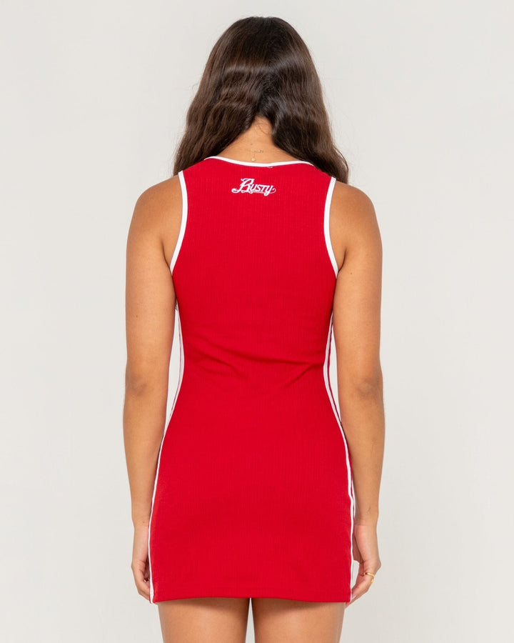 Rusty Ashley Ribbed Mini Dress 