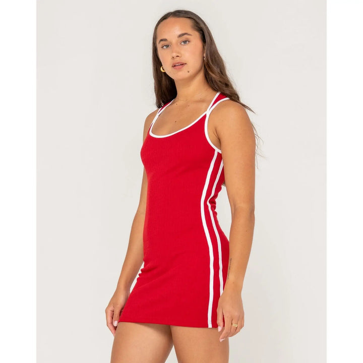 Rusty Ashley Ribbed Mini Dress 