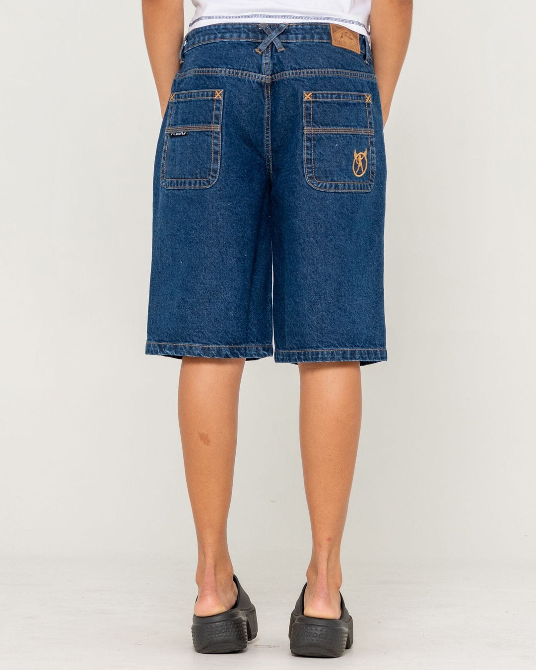 Rusty Bethany Baggy Low Rise Denim Jorts 