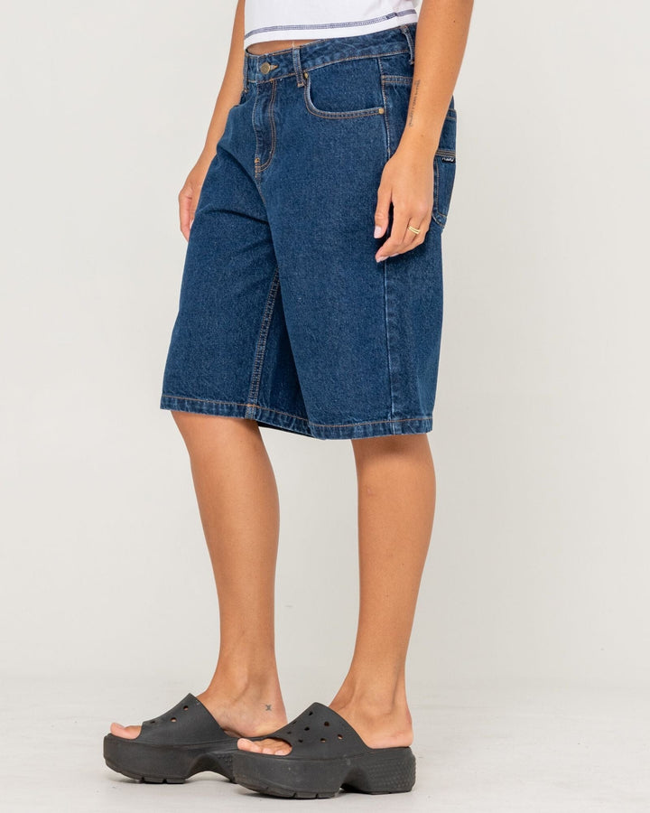 Rusty Bethany Baggy Low Rise Denim Jorts 