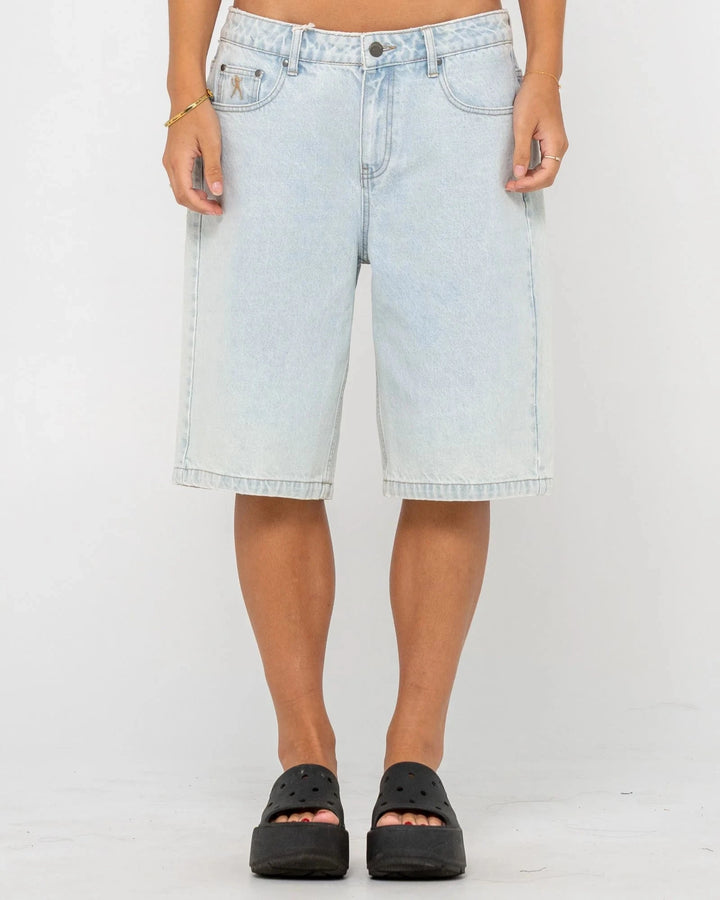 Rusty Bethany Baggy Low Rise Denim Jorts 
