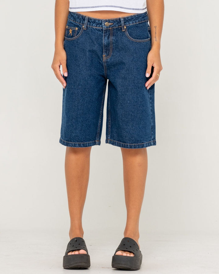 Rusty Bethany Baggy Low Rise Denim Jorts 