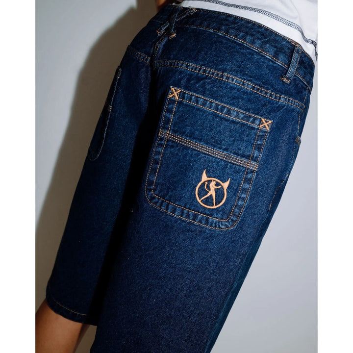 Rusty Bethany Baggy Low Rise Denim Jorts 
