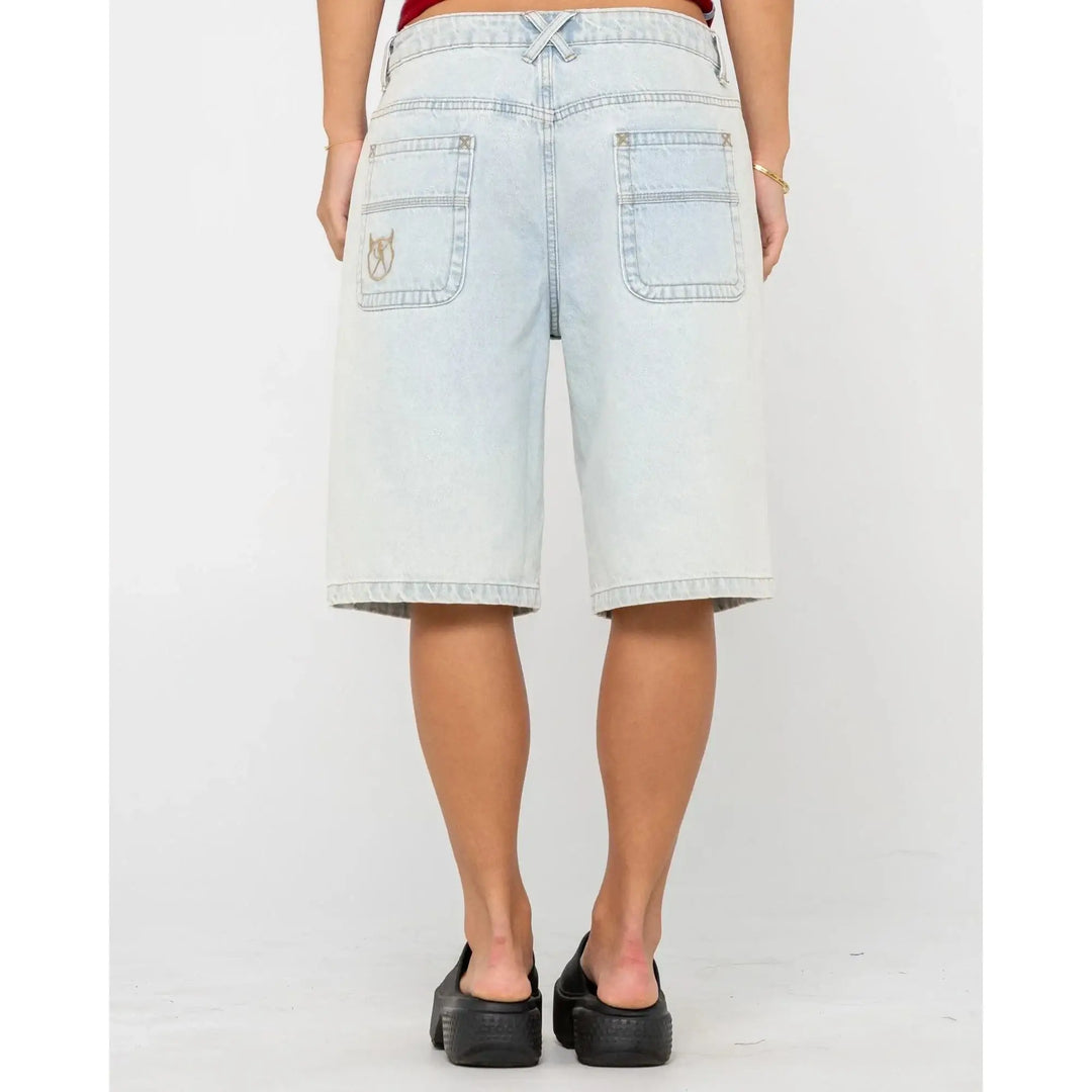 Rusty Bethany Baggy Low Rise Denim Jorts 