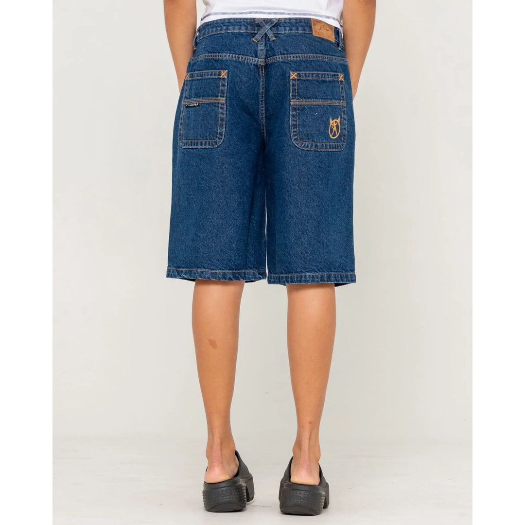 Rusty Bethany Baggy Low Rise Denim Jorts 