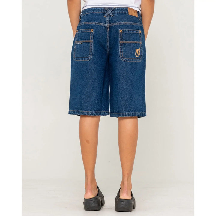Rusty Bethany Baggy Low Rise Denim Jorts 