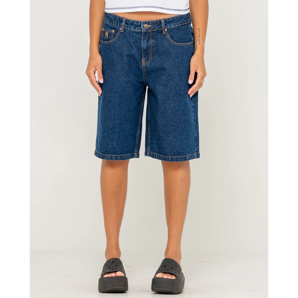Rusty Bethany Baggy Low Rise Denim Jorts 
