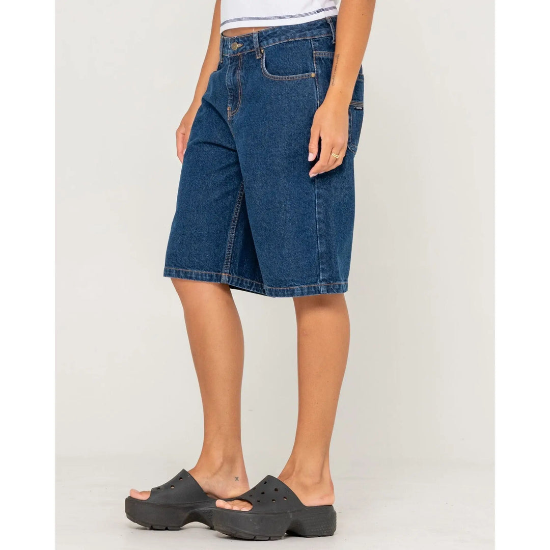 Rusty Bethany Baggy Low Rise Denim Jorts 