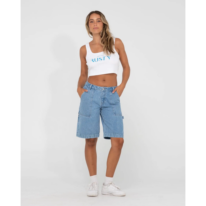 Rusty Billie Low Rise Carpenter Jorts 