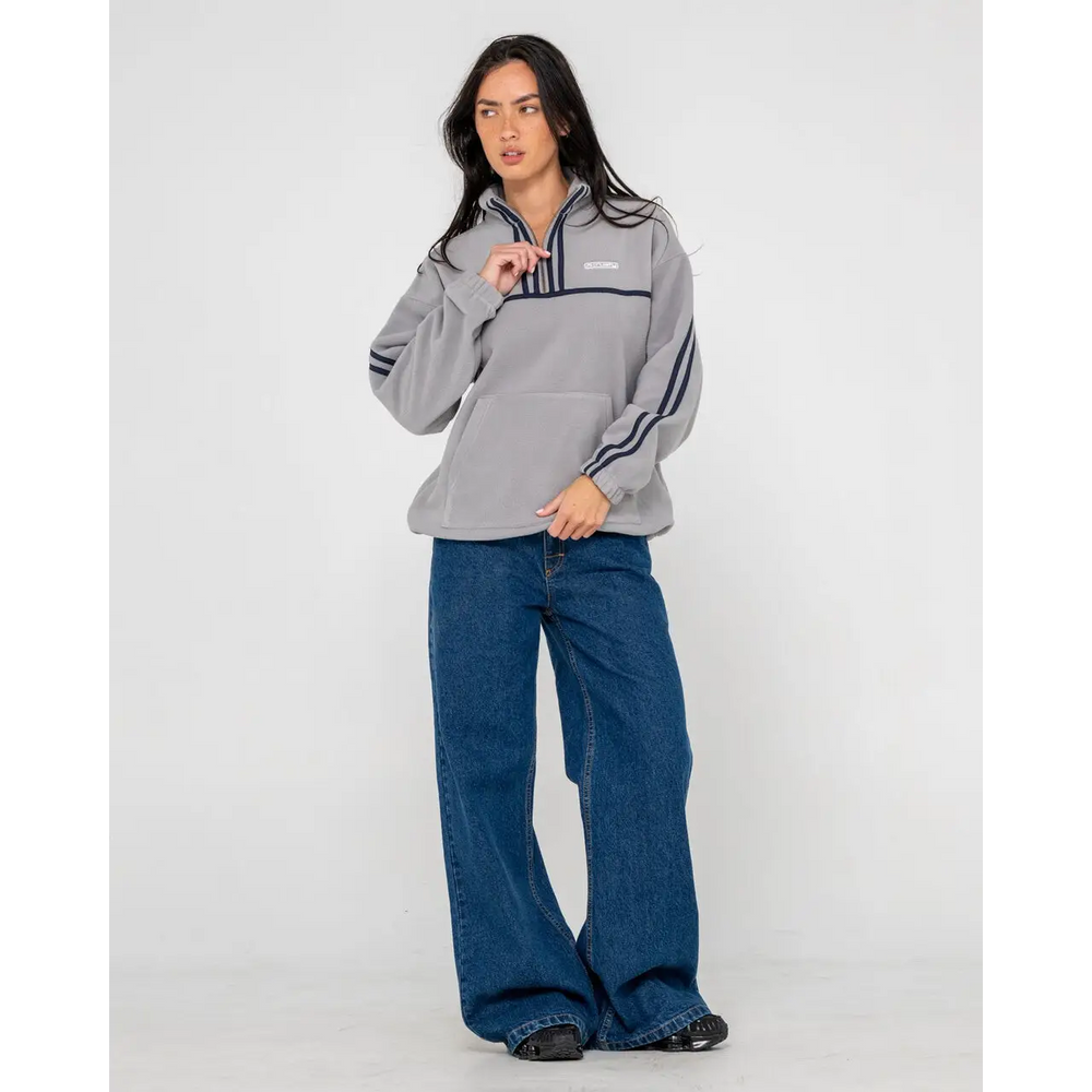 Rusty Bind Me Up Contrast Polar Fleece