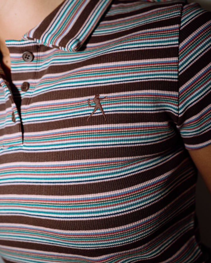 Rusty Blazed Stripe Polo Baby T-Shirt 