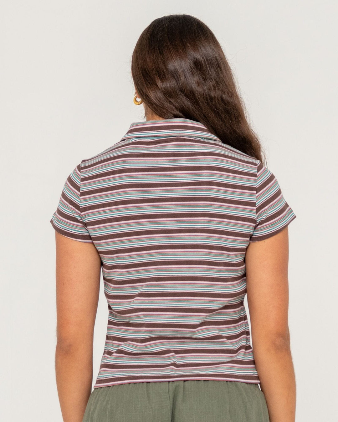 Rusty Blazed Stripe Polo Baby T-Shirt 