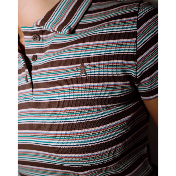 Rusty Blazed Stripe Polo Baby T-Shirt 