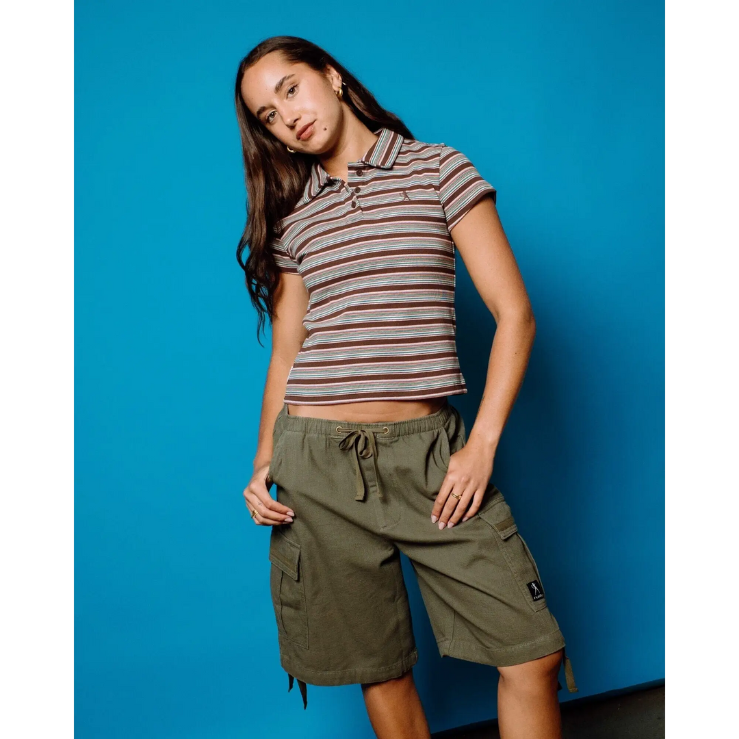 Rusty Blazed Stripe Polo Baby T-Shirt 