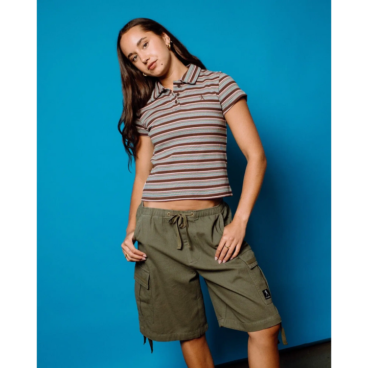 Rusty Blazed Stripe Polo Baby T-Shirt 