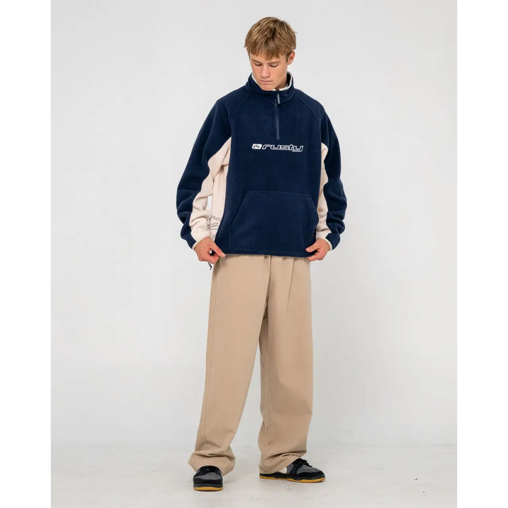 Rusty Blizzard Quarter Zip Polar Fleece