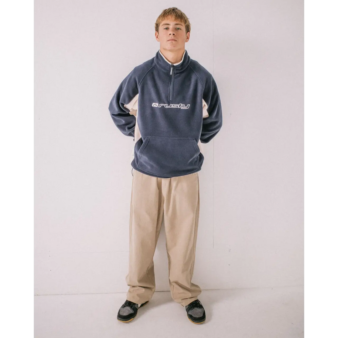 Rusty Blizzard Quarter Zip Polar Fleece